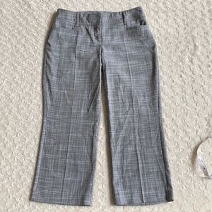 Express Design Studio Plaid Dress Capri